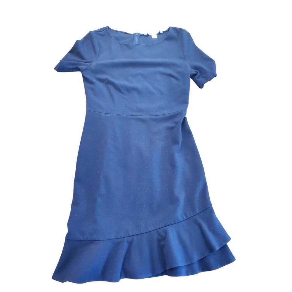 Diane Von Furstenberg Careerware Ruffle hem dress size‎ 4